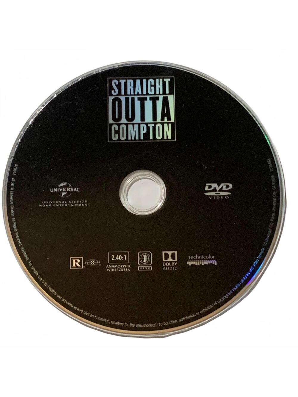 Straight Outta Compton DVD Disc only